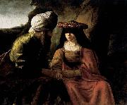 Rembrandt Peale Judah and Tamar painting